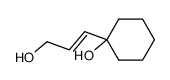 1-[(E)-3-hydroxy-1-propenyl]cyclohexanol Structure