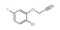 (2-Bromo-5-fluorophenoxy)-acetonitrile structure