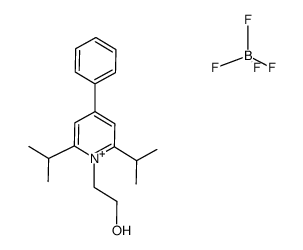1-(2-Hydroxyethyl)-2,6-diisopropyl-4-phenylpyridinium tetrafluoroborate结构式