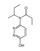 N-butan-2-yl-N-(6-oxo-1H-pyridazin-3-yl)propanamide结构式