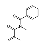N-(benzenecarbonothioyl)-N,2-dimethylprop-2-enamide Structure