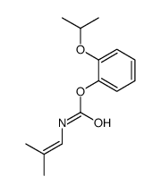 (2-propan-2-yloxyphenyl) N-(2-methylprop-1-enyl)carbamate Structure