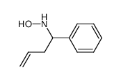 (+/-)-N-hydroxy-1-phenylbut-3-en-1-amine结构式