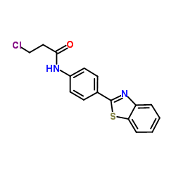 N-[4-(1,3-Benzothiazol-2-yl)phenyl]-3-chloropropanamide Structure