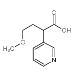 4-METHOXY-2-(PYRIDIN-3-YL)BUTANOIC ACID structure