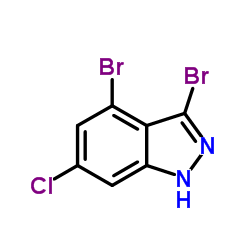 3,4-Dibromo-6-chloro-1H-indazole picture