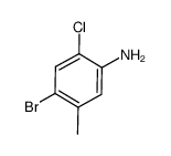 4-bromo-2-chloro-5-methylaniline Structure