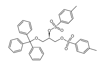 (R)-1,2-bis(tosyloxy)-3-(triphenylmethyloxy)propane Structure