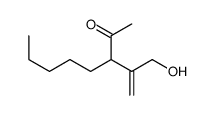 3-(3-hydroxyprop-1-en-2-yl)octan-2-one结构式