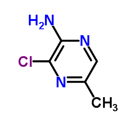 3-Chloro-5-methylpyrazin-2-amine Structure