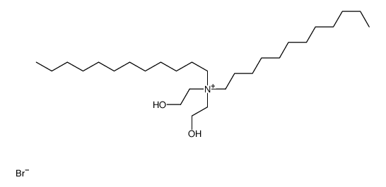 didodecyl-bis(2-hydroxyethyl)azanium,bromide结构式
