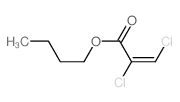 butyl 2,3-dichloroprop-2-enoate structure