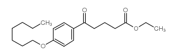 ETHYL 5-(4-HEPTYLOXYPHENYL)-5-OXOVALERATE结构式
