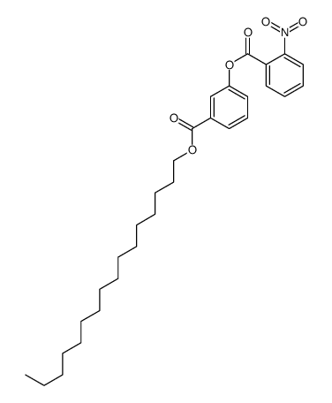 (3-hexadecoxycarbonylphenyl) 2-nitrobenzoate结构式