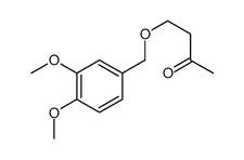 4-[(3,4-dimethoxyphenyl)methoxy]butan-2-one结构式