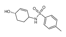 N-((S)-4-Hydroxy-cyclohex-2-enyl)-4-methyl-benzenesulfonamide Structure