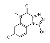 7-hydroxy-5-methyl-2H-[1,2,4]triazolo[4,3-a]quinoxaline-1,4-dione结构式