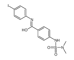 4-(dimethylsulfamoylamino)-N-(4-iodophenyl)benzamide结构式