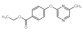 ethyl 4-(6-methylpyrazin-2-yl)oxybenzoate Structure