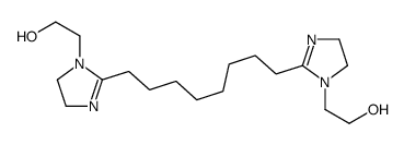 2-[2-[8-[1-(2-hydroxyethyl)-4,5-dihydroimidazol-2-yl]octyl]-4,5-dihydroimidazol-1-yl]ethanol结构式