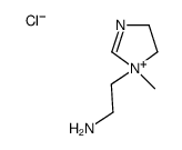 2-(1-methyl-4,5-dihydroimidazol-1-ium-1-yl)ethanamine,chloride Structure