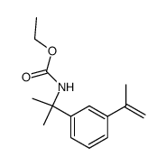α,α-dimethyl-m-isopropenyl benzylurethane Structure