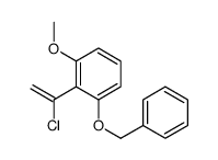 2-(1-chloroethenyl)-1-methoxy-3-phenylmethoxybenzene结构式