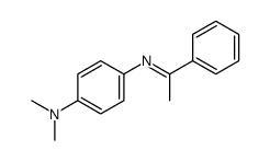 N,N-dimethyl-4-(1-phenylethylideneamino)aniline结构式