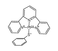 phenylthiolato-(2,2',2''-terpyridine)platinum II picture