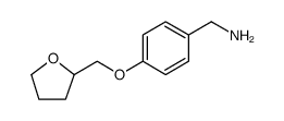 Benzenemethanamine, 4-[(tetrahydro-2-furanyl)methoxy] Structure