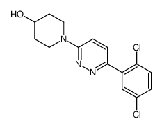 1-[6-(2,5-dichlorophenyl)pyridazin-3-yl]piperidin-4-ol结构式