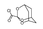 2,4,10-Trioxatricyclo[3.3.1.13,7]decane-3-carbonyl chloride (9CI)结构式