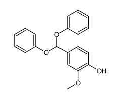 4-(diphenoxymethyl)-2-methoxyphenol结构式