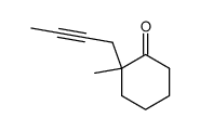 2-(buta-2-ynyl)-2-methylcyclohexanone结构式