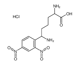 alpha,.epsilon.-diamino-2,4-dinitrobenzenehexanoic acid monohydrochloride structure
