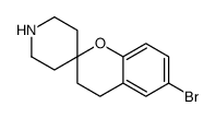 6-bromospiro[3,4-dihydrochromene-2,4'-piperidine] Structure