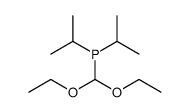 diethoxymethyl-di(propan-2-yl)phosphane结构式