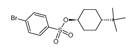 4trans-t-Butylcyclohexyl-p-brombenzolsulfonat Structure