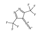 4-diazo-3,5-bis(trifluoromethyl)pyrazole Structure