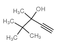 1-Pentyn-3-ol,3,4,4-trimethyl- Structure