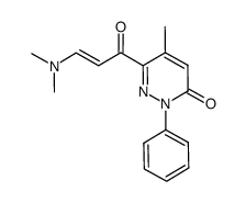 6-[3-(dimethylamino)prop-2-enoyl]-5-methyl-2-phenylpyridazin-3(2H)-one Structure