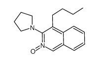 4-butyl-3-(pyrrolidin-1-yl)isoquinoline N-oxide Structure