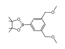 [3,5-bis(methoxymethyl)pinacolboranebenzene]结构式