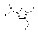 4-hydroxymethyl-5-ethylfuran-2-carboxylic acid Structure