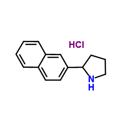 2-(萘-2-基)吡咯烷盐酸盐结构式