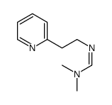 N,N-dimethyl-N'-(2-pyridin-2-ylethyl)methanimidamide结构式
