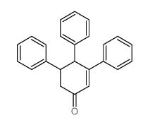 2-Cyclohexen-1-one,3,4,5-triphenyl-, cis- (8CI) Structure
