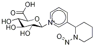 1-BETA-D-吡喃葡糖酸基-3-(1-亚硝基-2-哌啶基)吡啶结构式