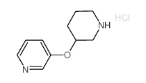 3-(3-Pyridinyloxy)piperidine hydrochloride Structure