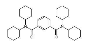 N,N,N',N'-tetracyclohexylbenzene-1,3-dicarboxamide结构式